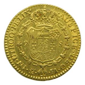 Carlos IV (1788-1808). 2 escudos 1806 FA. ... 
