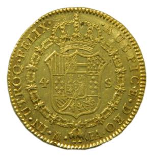 Carlos IV (1788-1808). 4 escudos 1803 FA. ... 
