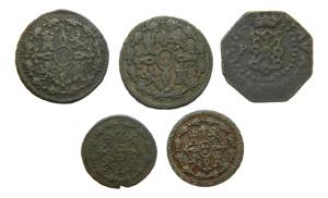 LOTS - Carlos IV (1788-1808). LOTE 5 piezas ... 