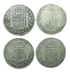 LOTES - Carlos IV (1788-1808). LOTE 4 piezas ... 