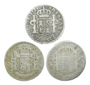 LOTS - Carlos IV (1788-1808). LOTE 3 piezas ... 