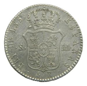 Fernando VII (1808-1833). 4 reales 1823/2. ... 