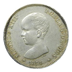 Alfonso XIII. 2 pesetas. ... 