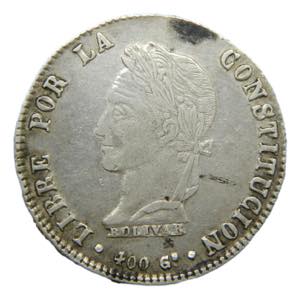 BOLIVIA 1861 PTS FJ. 8 ... 