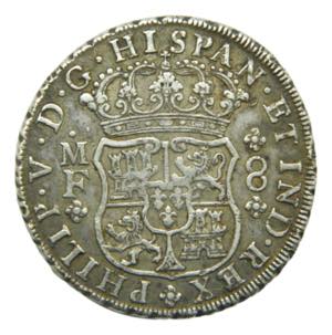 Felipe V (1700-1746). 8 reales. 1739 MF. ... 