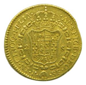 Carlos III (1759-1788). 2 Escudos. 1780 SF. ... 
