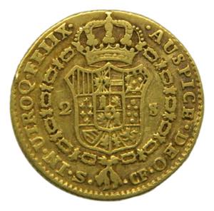 Carlos III (1759-1788). 2 Escudos. 1779 CF. ... 