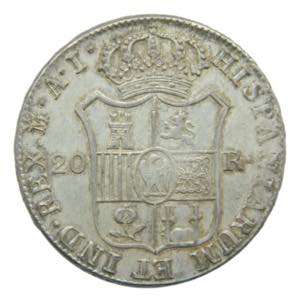 José Napoleón. 20 Reales. 1810 AI. Madrid ... 