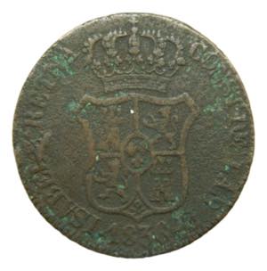 Isabel II (1833 - 1868). 6 Cuartos. 1836. ... 