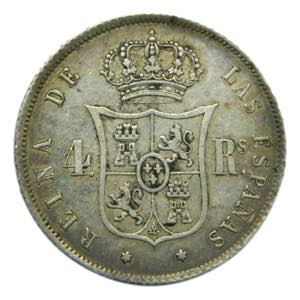 Isabel II.  (1833 - 1868). 1858. 4 Reales de ... 