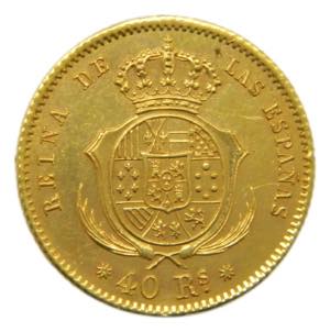 Isabel II (1833-1868).1863. 40 Reales. ... 