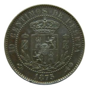 Carlos VII (1868-1909). 1875 Oñate. 10 ... 