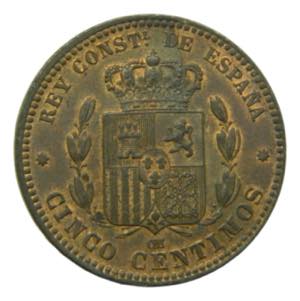 Alfonso XIII (1886-1931). 1879 OM. 5 ... 