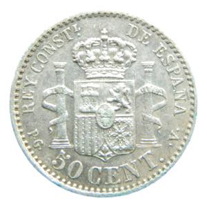 Alfonso XIII (1886-1931). 1894 *9-4. PGV. 50 ... 