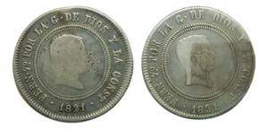 Lote 2 monedas 10 reales ... 