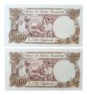 Guinea Ecuatorial. 1979. 1000 Bipkwele. ... 
