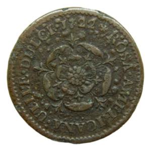 American Colonial - USA. 1722. Penny. Rosa ... 