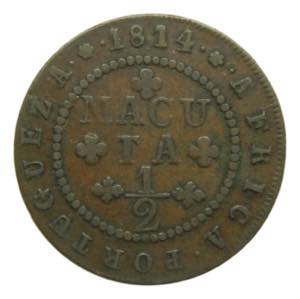 ANGOLA. 1814. 1/2 ... 