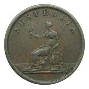 AUSTRALIA. 1851. 1/2 ... 