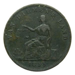 AUSTRALIA. 1855. 1/2 ... 