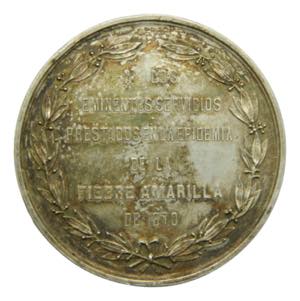 Medalla 1870. Barcelona Agradecida a los ... 
