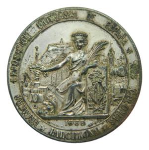Medalla. 1888. Alfonso ... 