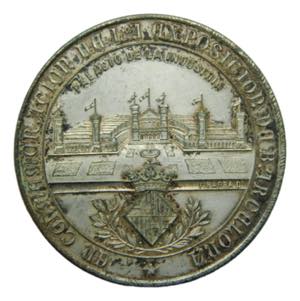 Medalla. 1888. Alfonso XIII. Barcelona. ... 