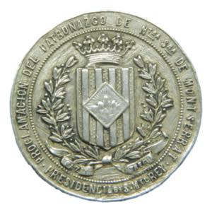 Medalla 1904. Catalunya. Montserrat. ... 