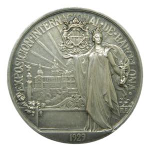 Alfonso XIII. (1886-1931). Medalla. 1929. ... 