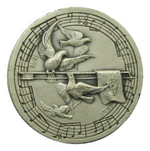 1973 Medalla Pau Casals. Medallic art ... 