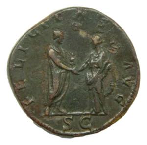 ADRIANO. Sestercio. Roma (134-138). Anv: ... 