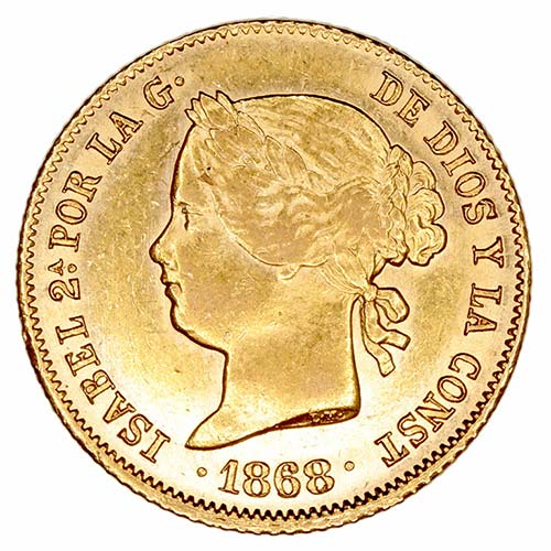 Isabel II - 4 Pesos. AV. Manila. ... 