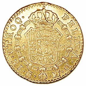 Carlos IV - Escudo. AV. Madrid MF. 1797. ... 