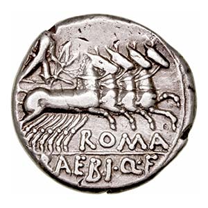 Baebia - Denario. AR. Roma. (139 a.C.). A/ ... 