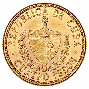 Cuba	 - 4 Pesos. AV. ... 
