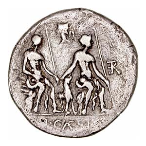 Caesia - Denario. AR. (112-111 a.C.). ... 