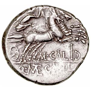 Calidia - Denario. AR. (117-116 a.C.). ... 
