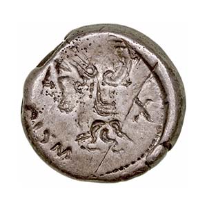 Cipia - Denario. AR. (115-114 a.C.). ... 