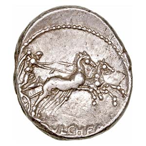 Claudia - Denario. AR. Roma. (110-109 a.C.). ... 