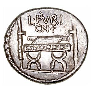 Furia - Denario. AR. Roma. (63 a.C.). ... 