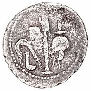 Julio César - Denario. AR. (54-51 a.C.). ... 