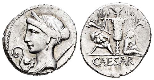 Julio César. Denario. 44 a.C. ... 