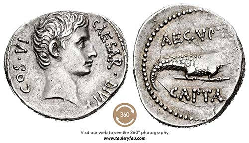 Augusto. Denario. 28-27 a.C. ... 
