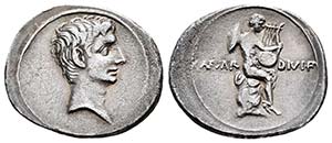 Augusto. Denario. 32-29 a.C. Incierta. ... 