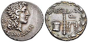 Macedonia. Cuestor Aesillas. Tetradracma. ... 