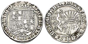 Fernando e Isabel (1474-1504). 1 real. ... 