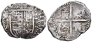 Felipe II (1556-1598). 4 reales. 1592. ... 