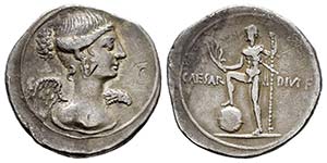 Augustus. Denario. 32-29 a.C. Uncertain ... 