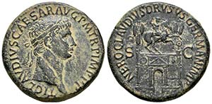 Claudius. Sestercio. 42 d.C. Rome. ... 