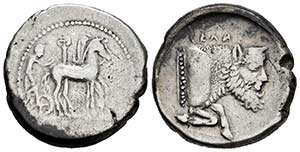 Sicily. Gela. Tetradracma. 480-475 a.C. ... 